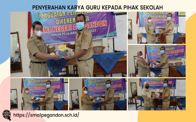 Penyerahan Karya Guru Kepada Pihak Sekolah